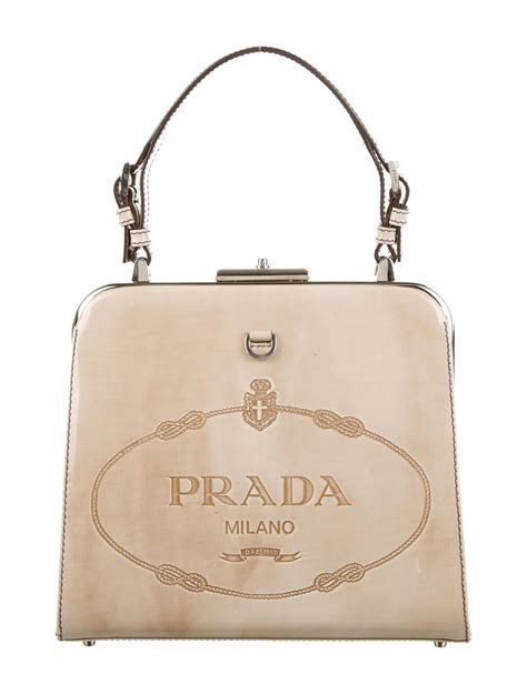 prada spazzolato handbag|designer bag with triangle logo.